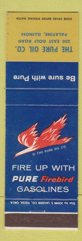 Matchbook Cover - Pure oil gas Palatine IL