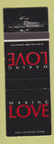 Matchbook Cover - Making Love Movie DD Bean 20th Century Fox 1982