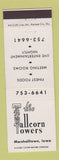 Matchbook Cover - Tallcorn Towers Marshalltown IA