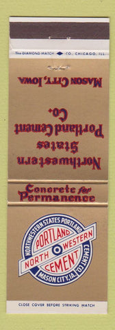 Matchbook Cover - Portland Cement Mason City IA