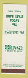 Matchbook Cover - Avoca State Bank IA