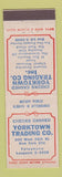 Matchbook Cover - Yorktown Trading Company New York City