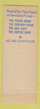 Matchbook Cover - Hotel Commodore New York City