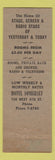 Matchbook Cover - Hotel Somerset New York City