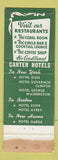 Matchbook Cover - Hotel Governor Clinton New York City WEAR