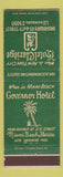 Matchbook Cover - Hotel Claridge New York City Governor Miami Beach FL