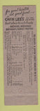 Matchbook Cover - Chin Lee Chinese Restaurant New York City