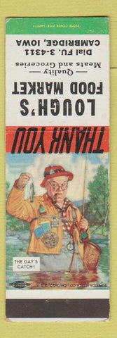 Matchbook Cover - Lough's Food Market Cambridge IA