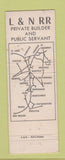 Matchbook Cover - Louisville and Nashville Railroad L&N WEAR