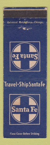 Matchbook Cover - Santa Fe Railroad