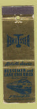 Matchbook Cover - Bessemer and Lake Erie Railroad Pittsburgh PA WORN