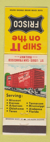 Matchbook Cover - Frisco Railroad