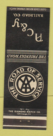 Matchbook Cover - AC&Y Railroad Akron Canton Youngstown