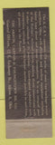 Matchbook Cover - AC&Y Railroad Akron Canton Youngstown