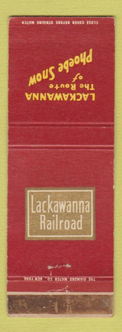 Matchbook Cover - Lackawanna Railroad WEAR