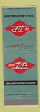 Matchbook Cover - Texas and Pacific Railroad