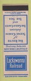 Matchbook Cover - Lackawanna Railroad