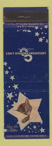 Matchbook Cover - Chesapeake and Ohio Lines Railroad WEAR