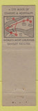 Matchbook Cover - Hotel St George Brooklyn NY girlie