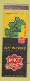 Matchbook Cover - MKT Railroad Missouri Kansas Texas girlie