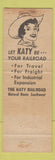 Matchbook Cover - MKT Railroad Missouri Kansas Texas girlie