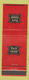 Matchbook Cover - Rock Island Railroad