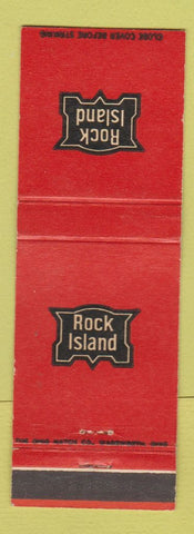 Matchbook Cover - Rock Island Railroad