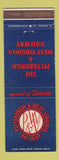 Matchbook Cover - Pittsburgh & West Virginia Railroad