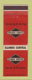 Matchbook Cover - Illinois Central Railroad