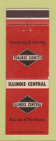 Matchbook Cover - Illinois Central Railroad