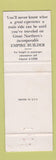 Matchbook Cover - Great Northern Railroad St Paul MN Athletic Club