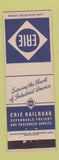 Matchbook Cover - Erie Railroad