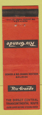 Matchbook Cover - Rio Grande Railroad