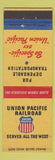 Matchbook Cover - Union Pacific Railroad Streamliners WORN