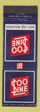 Matchbook Cover - Soo Line Railroad Minneapolis St Paul Sault Ste Marie WEAR