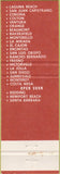 Matchbook Cover - Colony Kitchen California Chain CA