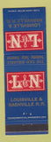 Matchbook Cover - Louisville and Nashville Railroad L&N