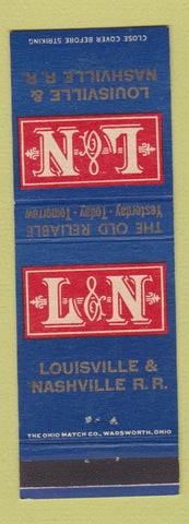 Matchbook Cover - Louisville and Nashville Railroad L&N