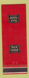 Matchbook Cover - Rock Island Railroad