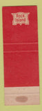 Matchbook Cover - Rock Island Railroad