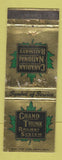 Matchbook Cover - Grand Trunk Railroad WEAR