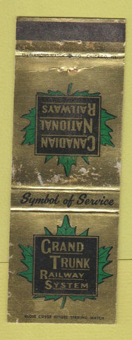 Matchbook Cover - Grand Trunk Railroad WEAR