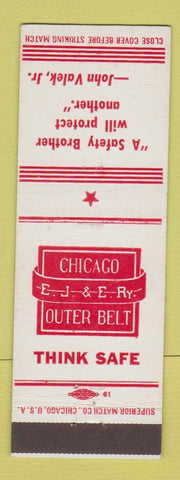 Matchbook Cover - Chicago Ouer Belt Railroad John Valek