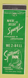 Matchbook Cover - Sportsmen's Inn Bridgeport CA