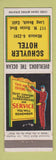 Matchbook Cover - Schuyler Hotel Long Beach CA
