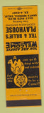 Matchbook Cover - Tex & Billie's Playhouse Santa Monica CA