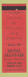 Matchbook Cover - Hotel Mayfair Pomona CA