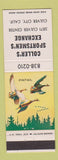 Matchbook Cover - Coller's Sportsmen's Exchange Culver City CA