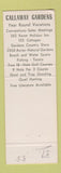 Matchbook Cover - Callaway Gardens Pine Mountain GA
