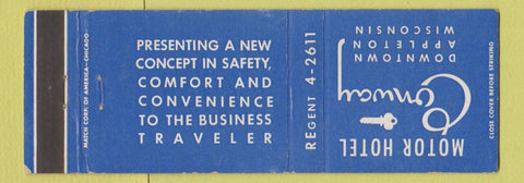 Matchbook Cover - Motor Hotel Conway Appleton WI WEAR